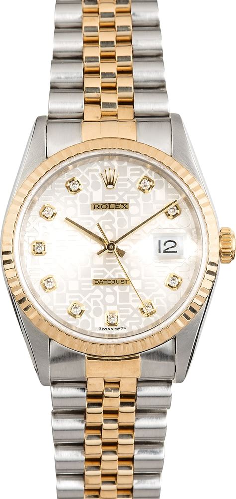 Rolex Silver Jubilee With Diamonds 